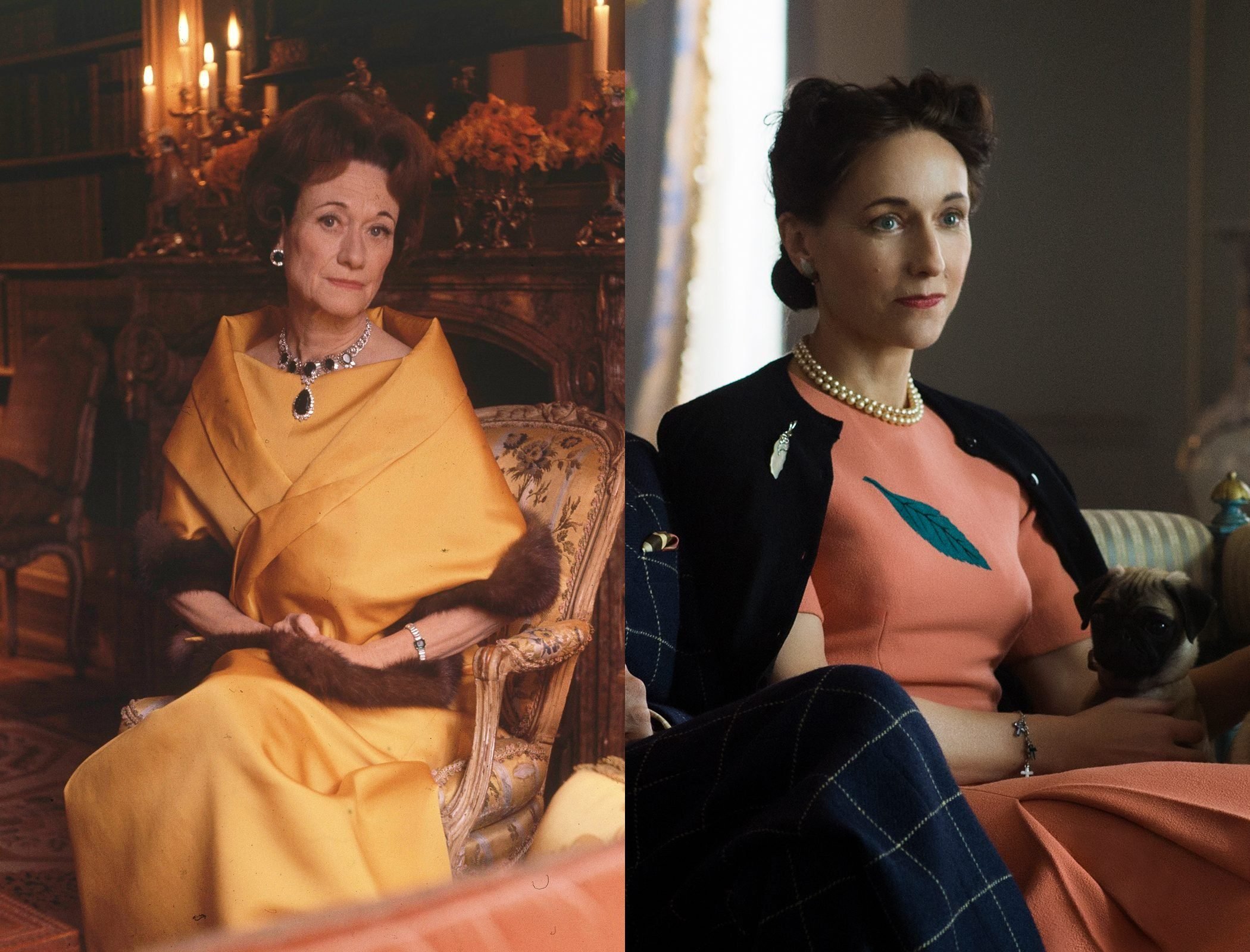 Wallis Simpson, Duchess of Windsor, as played by Lia Williams