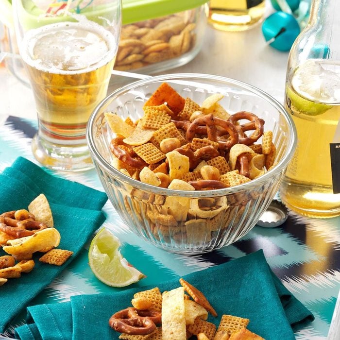snack ideas for your tv marathon - Chili-Lime Snack Mix