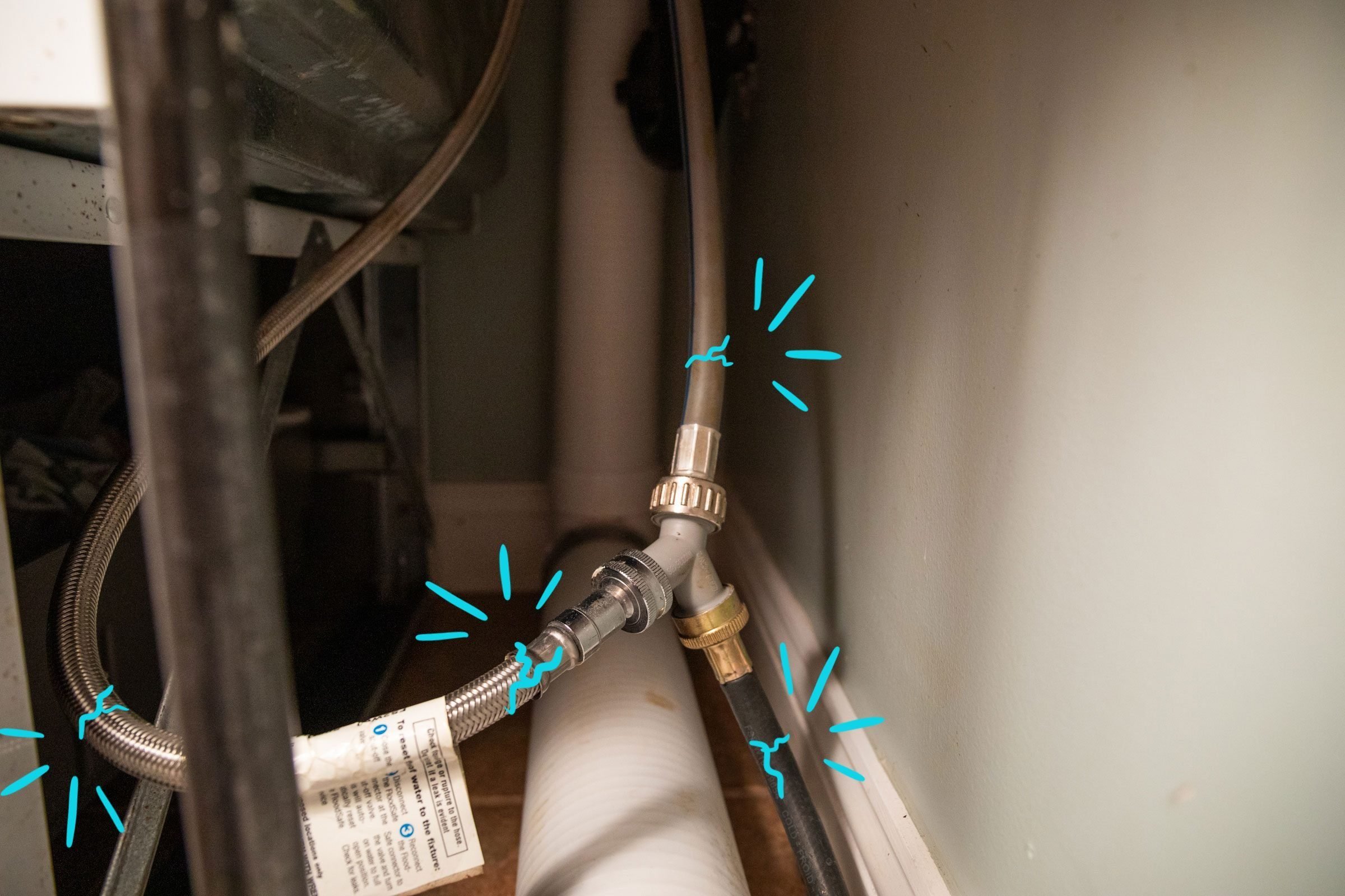 Low water flow or water flow issues