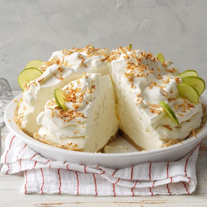 Tropical desserts - key lime cream pie recipe
