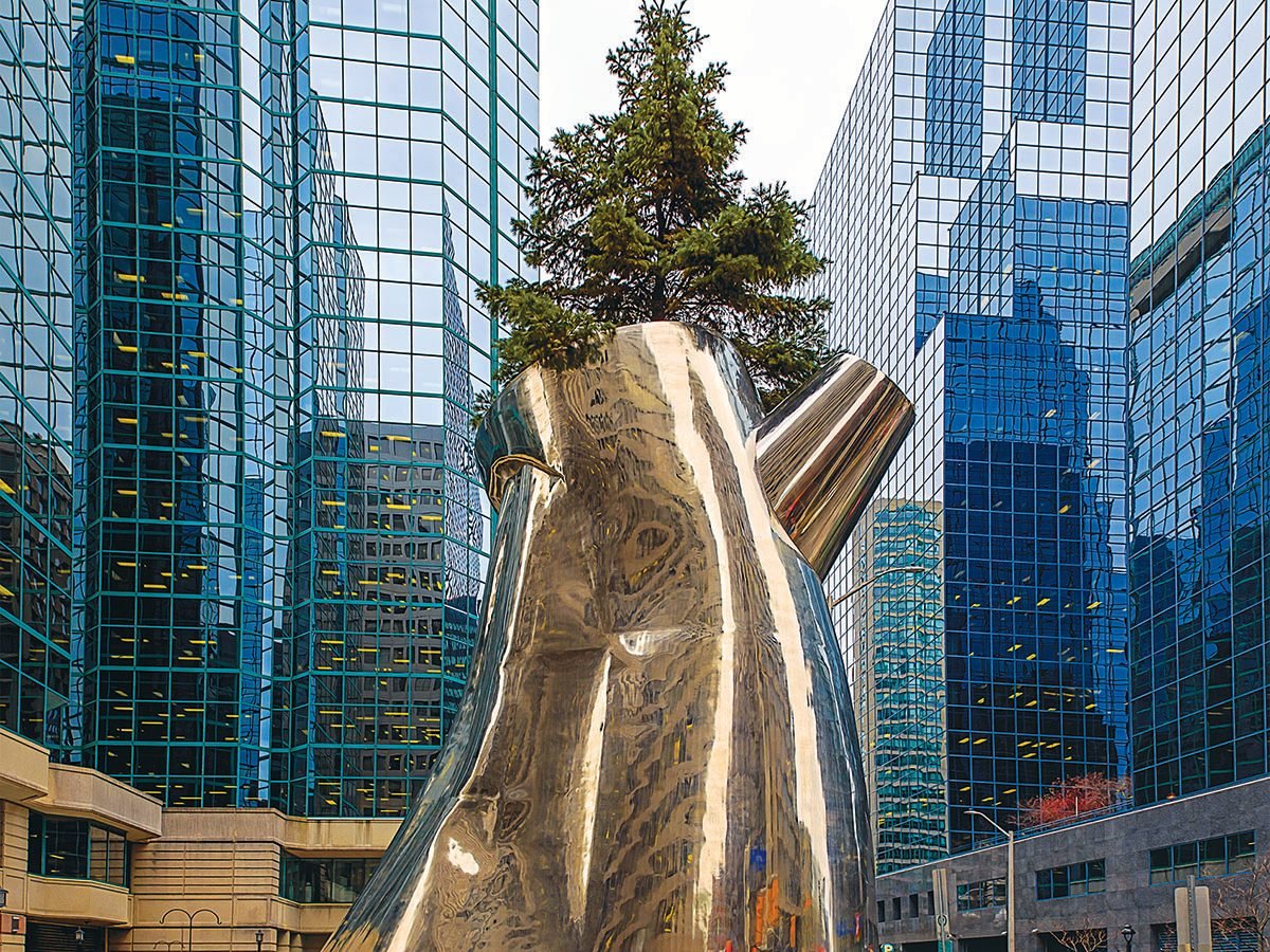 Sculpture of teapot in downtown Ottawa.