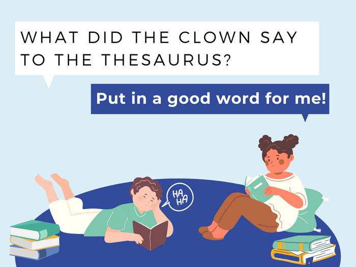 Thesaurus Jokes- Spoken In Jest