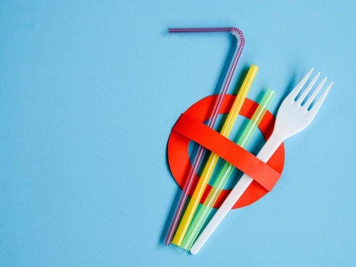 Canada plastic ban - no more single use plastic straws or cutlery