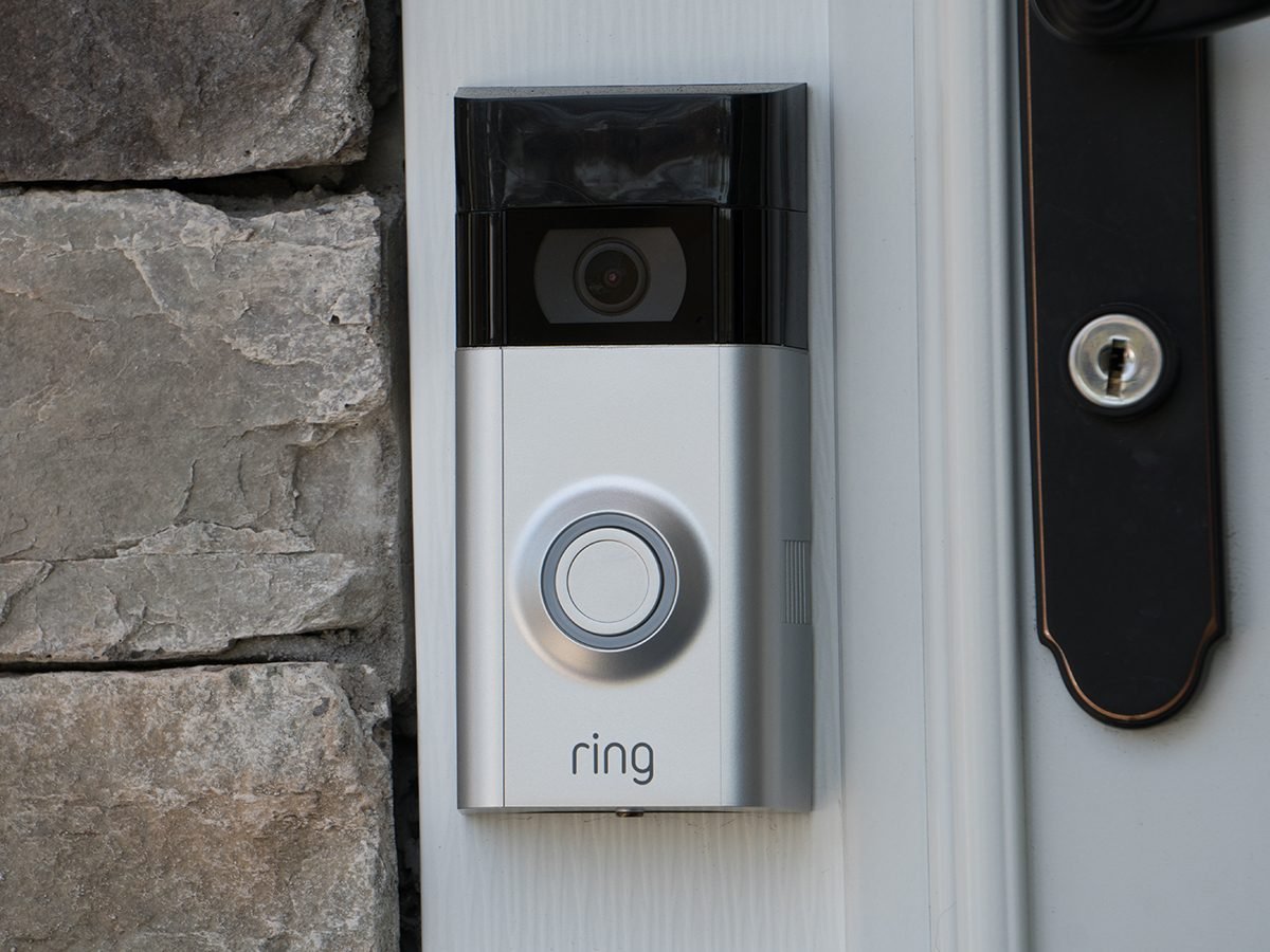 Outsmart porch pirates - Ring smart doorbell with video camera