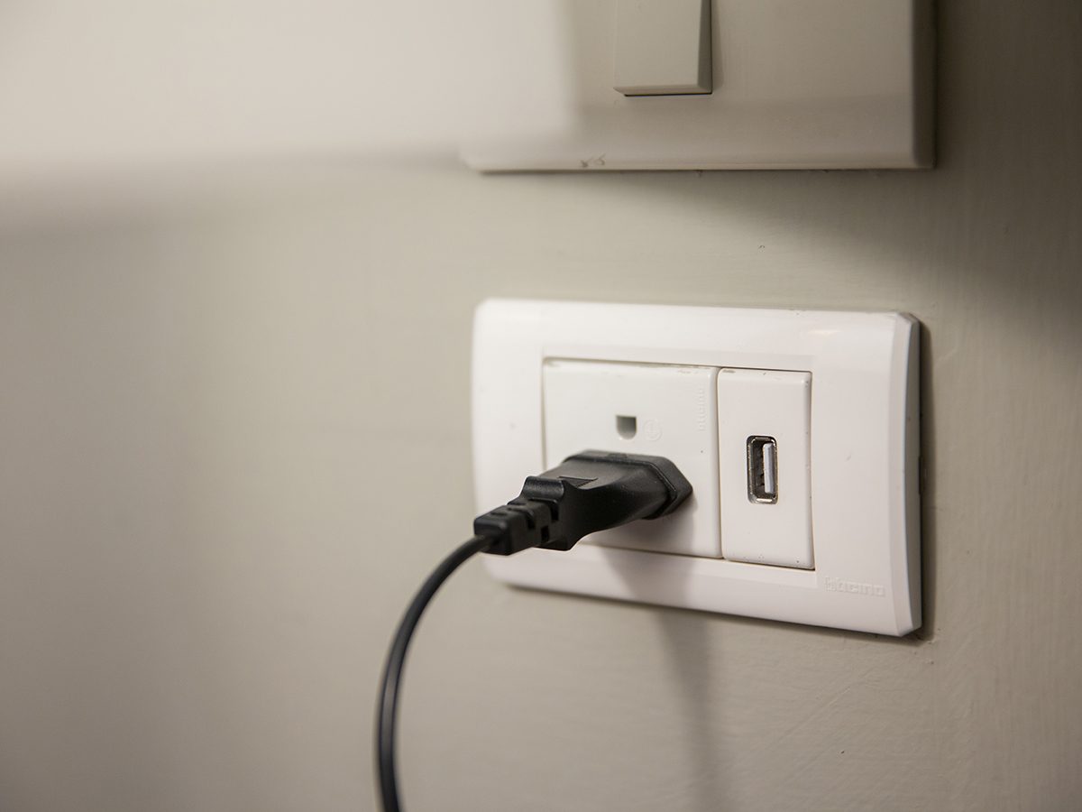 Electricity socket in home