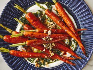 Honey-Roasted Whole Carrots