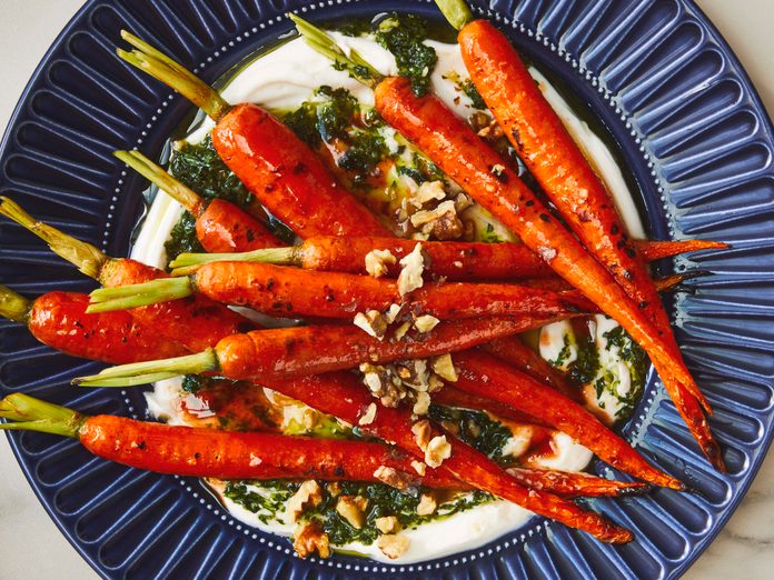 Honey-Roasted Whole Carrots recipe