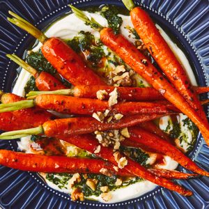 Honey-Roasted Whole Carrots