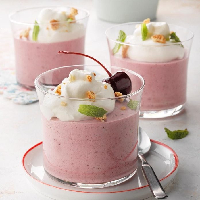 Easy Summer Dessert Recipes - Bing Cherry Amaretti Fool