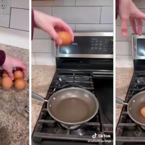 How to crack an egg - viral TikTok video