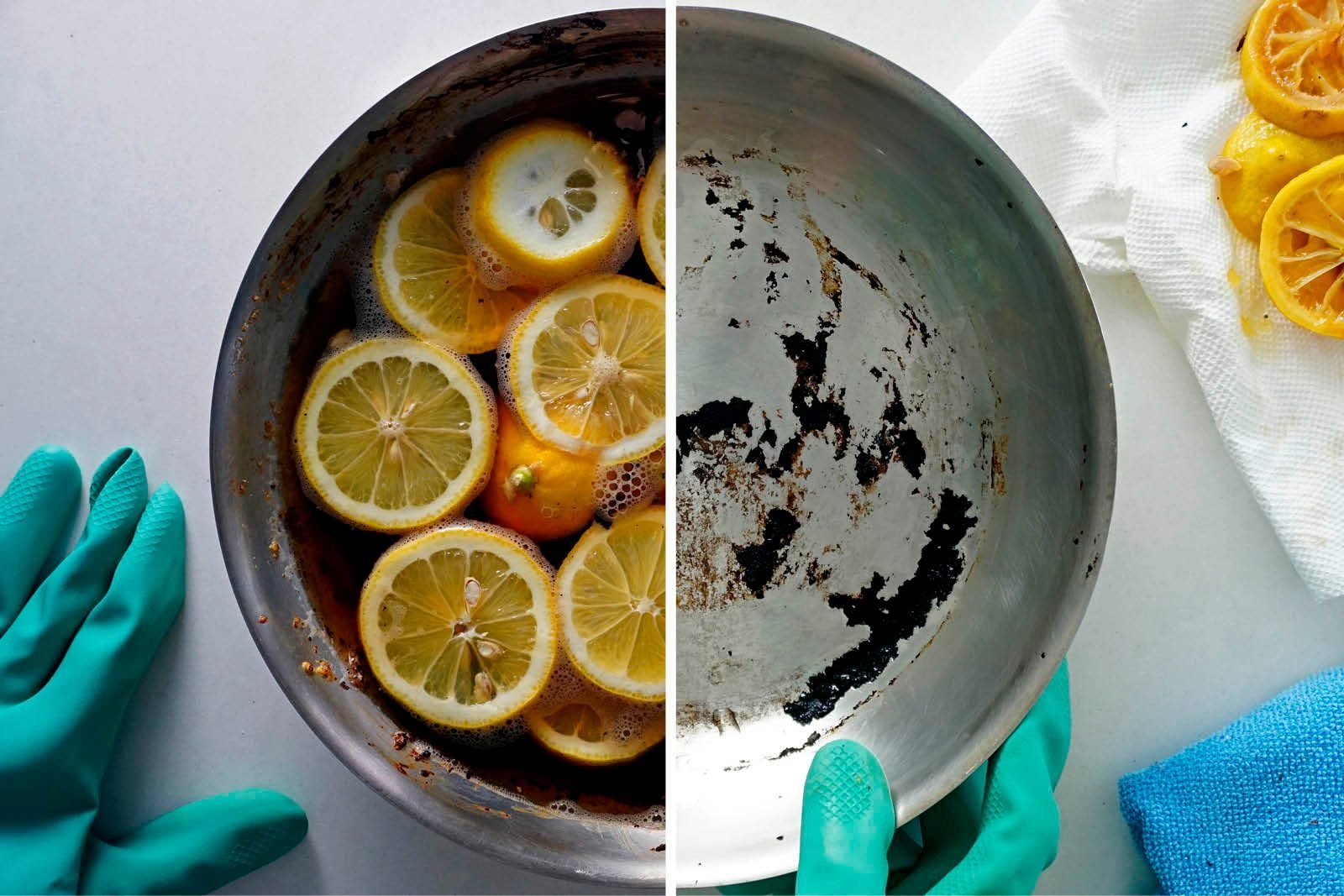 Lemons Cleaning Pan