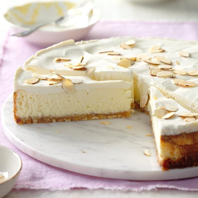 Luscious Almond Cheesecake recipe