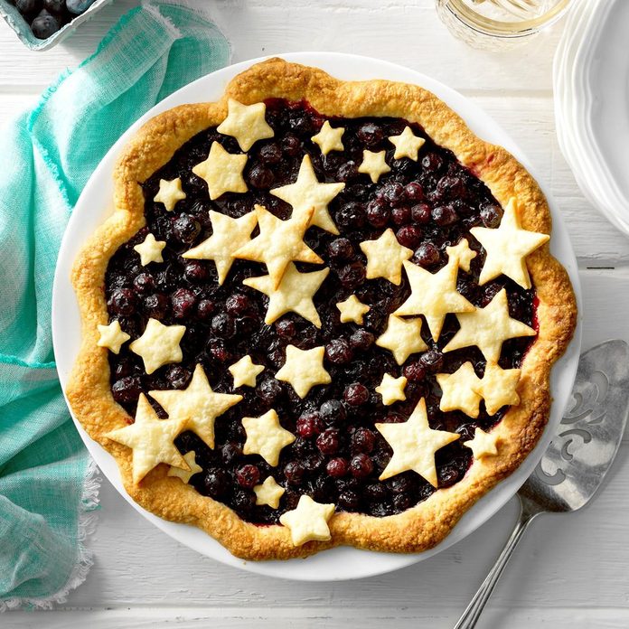 Star-Studded Blueberry Pie recipe