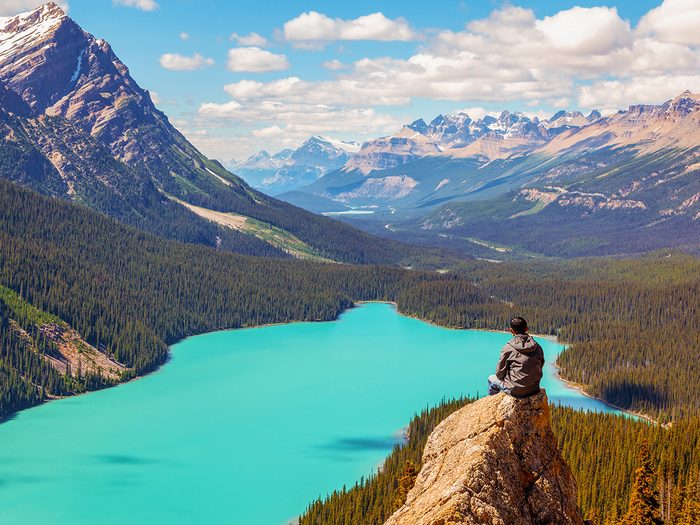 Awe inspiring views of the Canadian Rockies