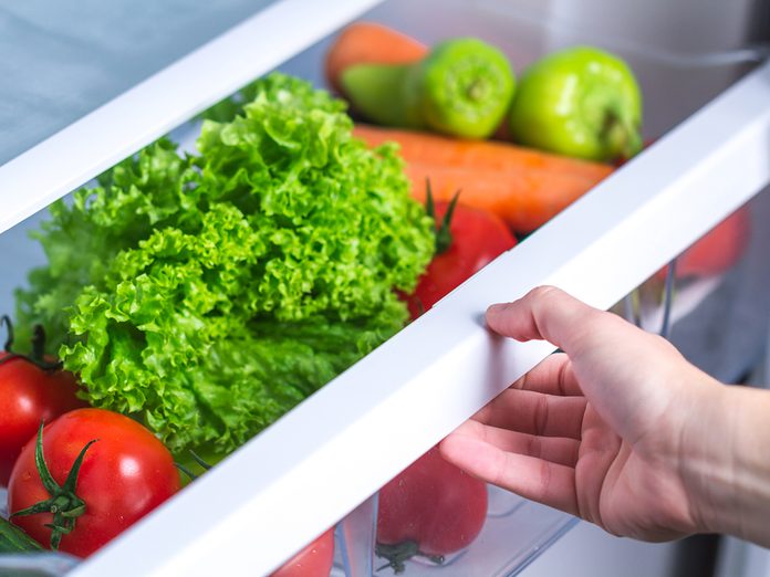 How To Organize Your Fridge - Vegetables In Crisper