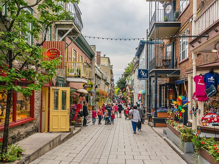 Moving to Montreal - spring streetscape in Montreal