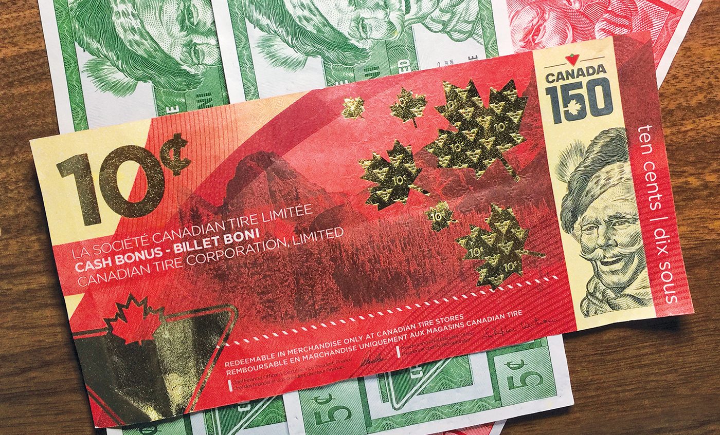 My Canadian Tire Money Collection