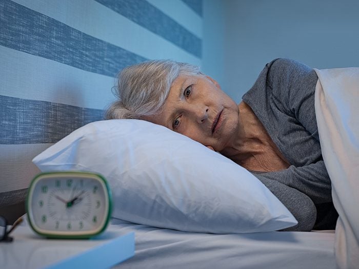 Parkinson's Disease symptoms - mature woman can't sleep