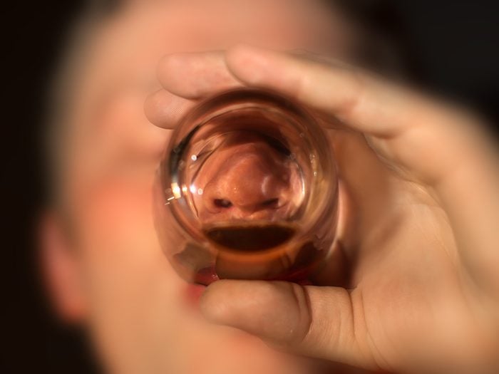 Risk factors for oral cancer - binge drinking