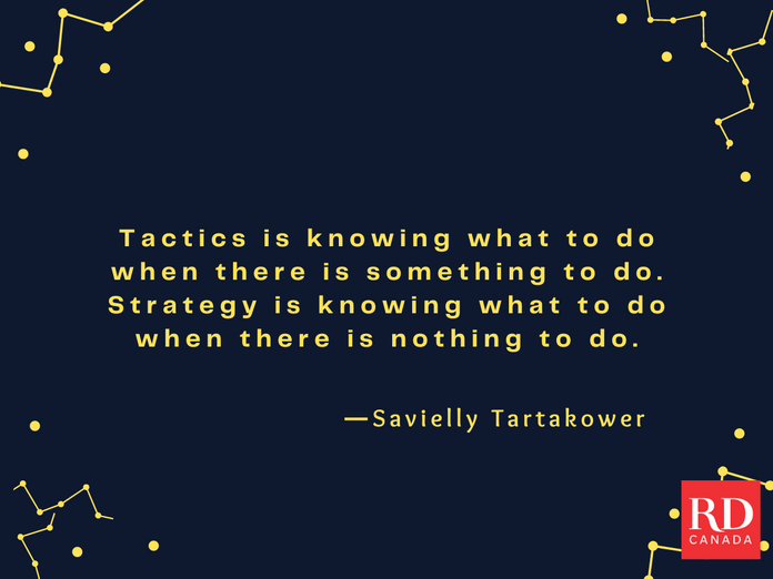 Short Inspirational Quotes - Savielly Tartakower