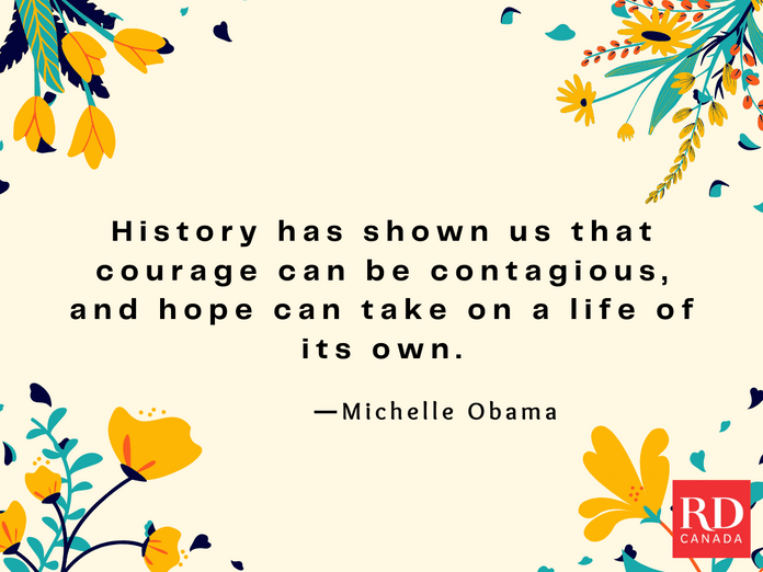 Short Inspirational Quotes - Michelle Obama