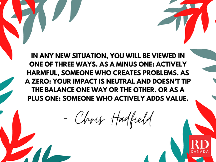 Short Inspirational Quotes - Chris Hadfield