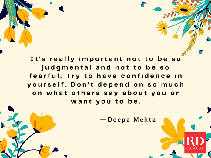 Short Inspirational Quotes - Deepa Mehta