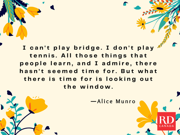 Short Inspirational Quotes - Alice Munro