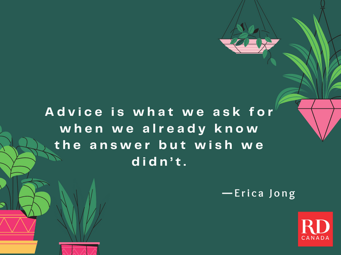 Short Inspirational Quotes - Erica Jong