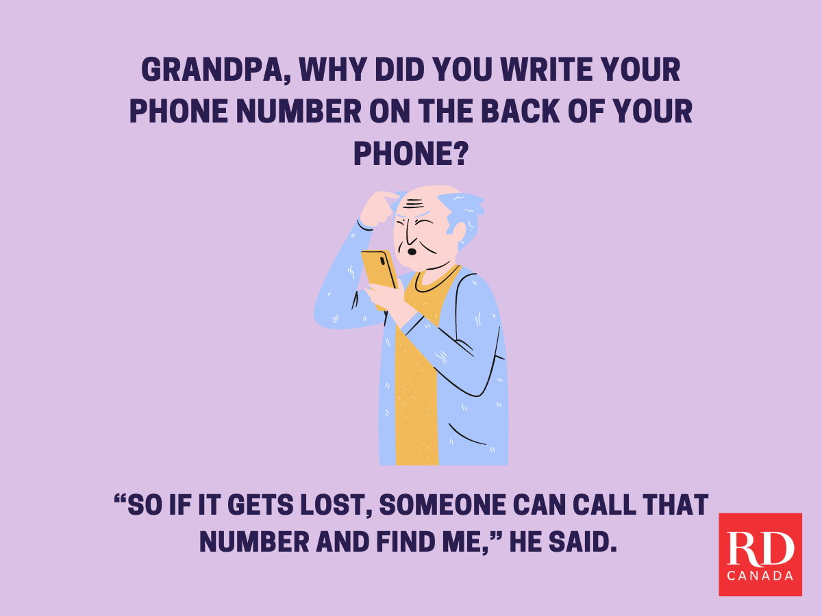 Grandpa's phone