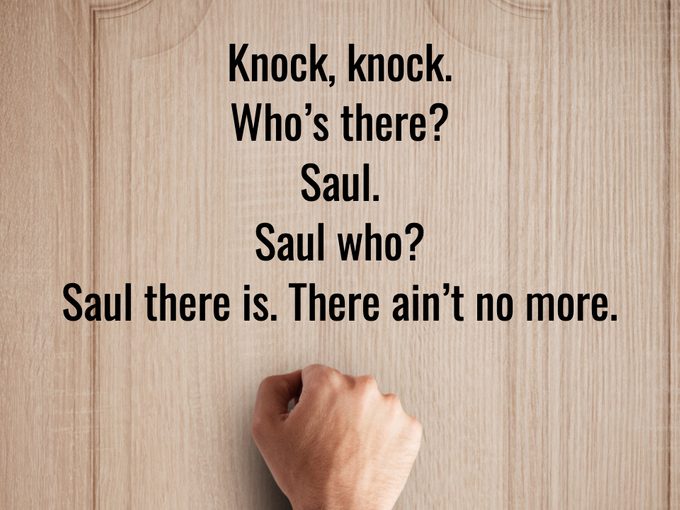 Best Knock Knock Jokes - Saul