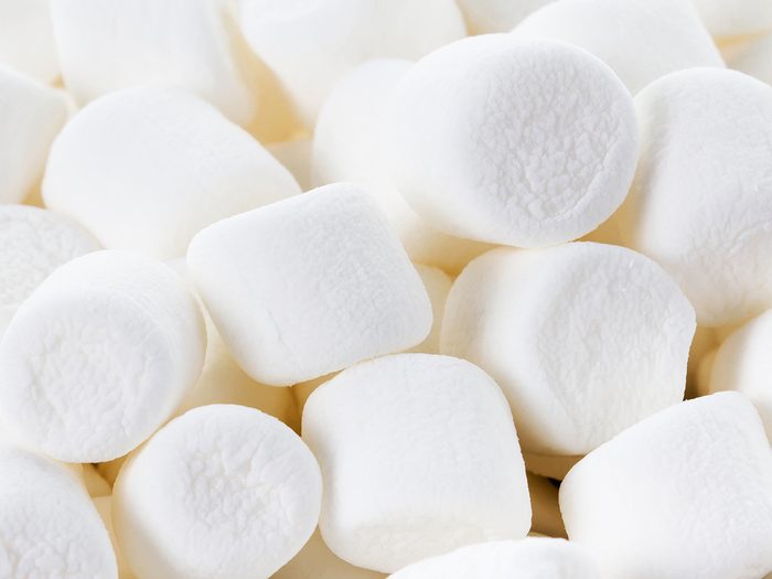 Cornstarch uses - white marshmallows