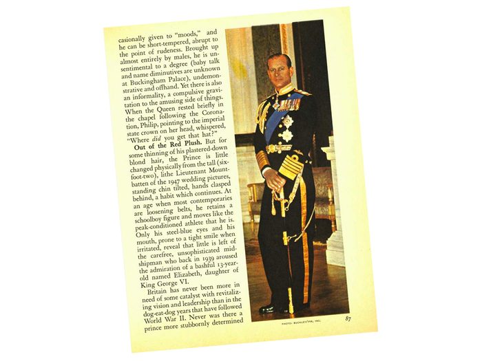Prince Philip story from Readers Digest 1966