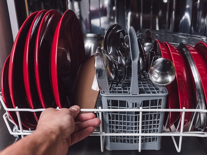 shortening the life of your dishwasher - dishwasher loaded