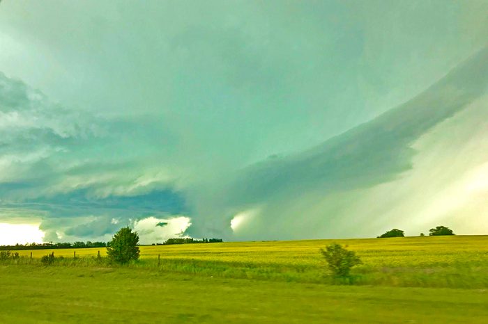 Weather Pictures - Storm Clouds Over Prairies