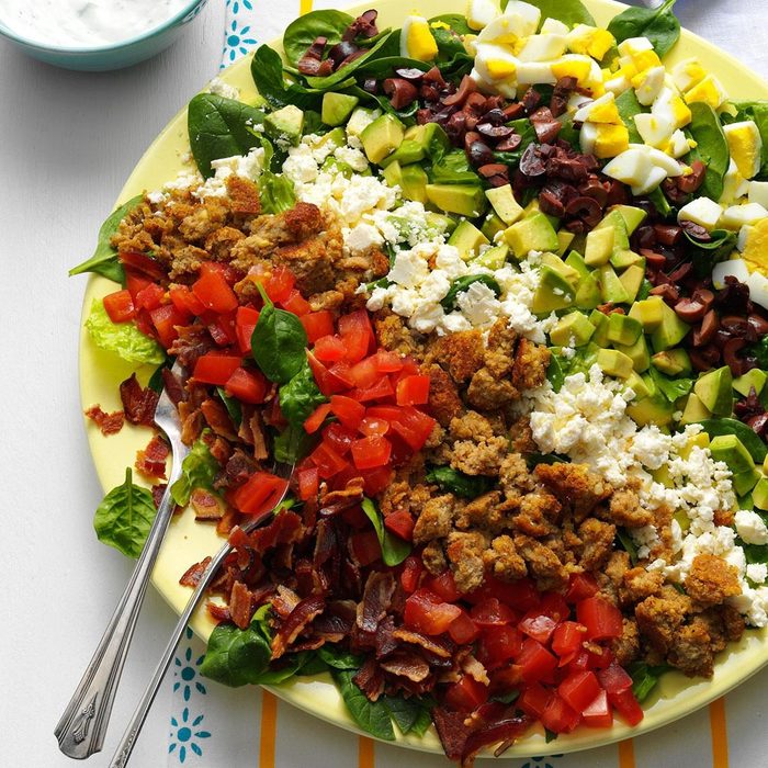 Mediterranean Cobb Salad recipe