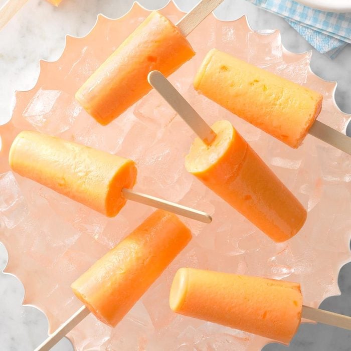Orange Cream Pops - popsicle recipes