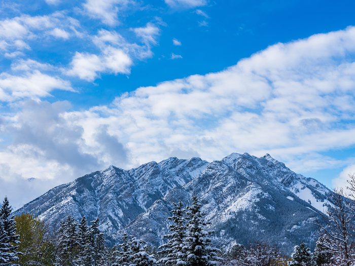 Canadian Rockies quiz - popular ski mountain Banff