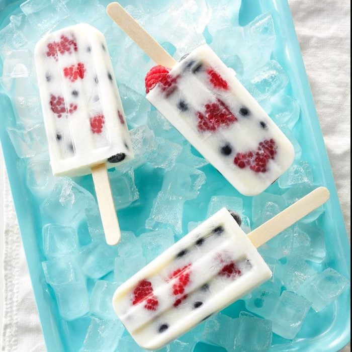 berry white ice pops - popsicle recipes