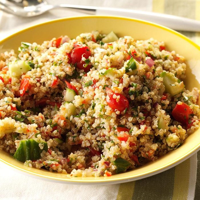 Quinoa Tabbouleh Salad - mediterranean meal plan