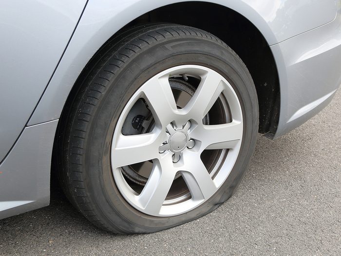 What happens when you don't drive you car - flat tire