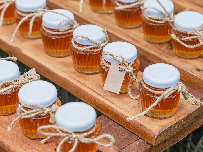 Save the bees - organic honey jars