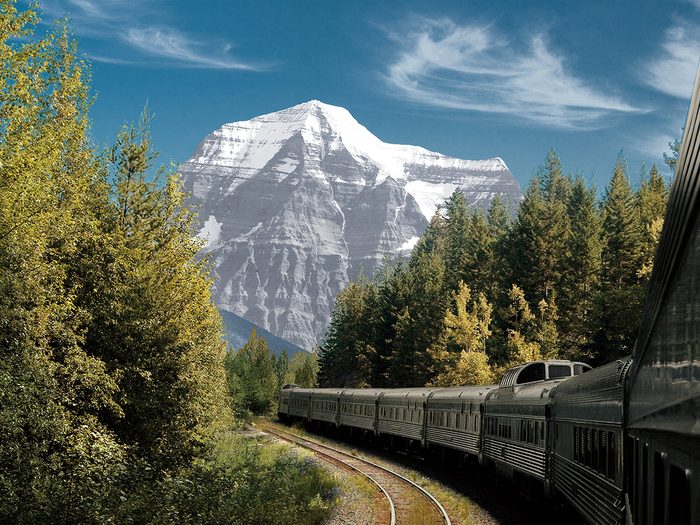 Train Across Canada Canadian Mountain