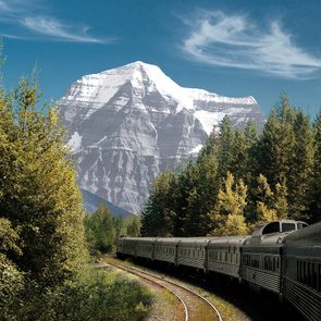 Train Across Canada - Canadian Mountain