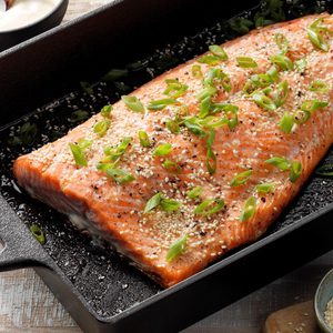 Sesame Salmon with Wasabi Mayo | Reader's Digest Canada