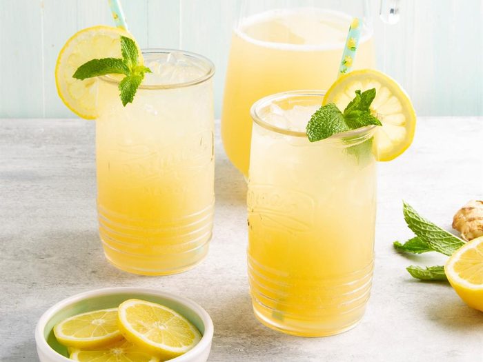 Summer drinks - Sparkling Ginger Lemonade