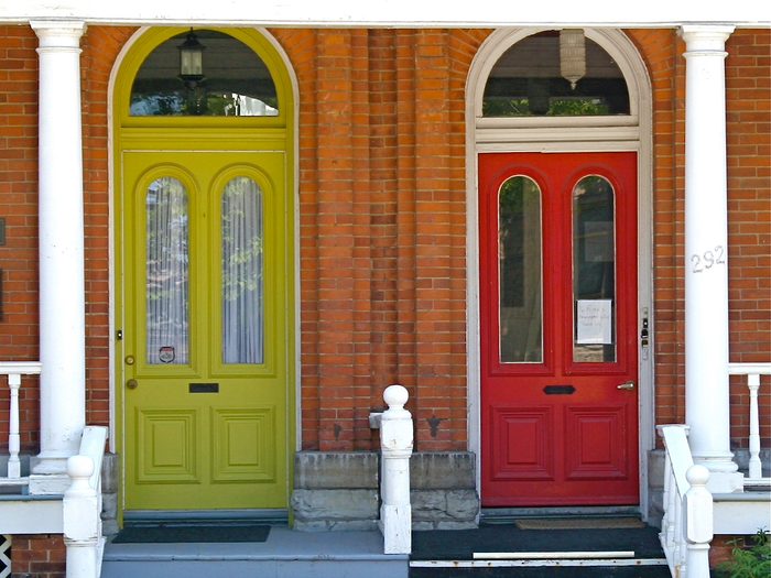 Doors Across Canada - Yellow Door Red Door