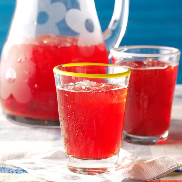 Sweet Raspberry Tea - summer drinks