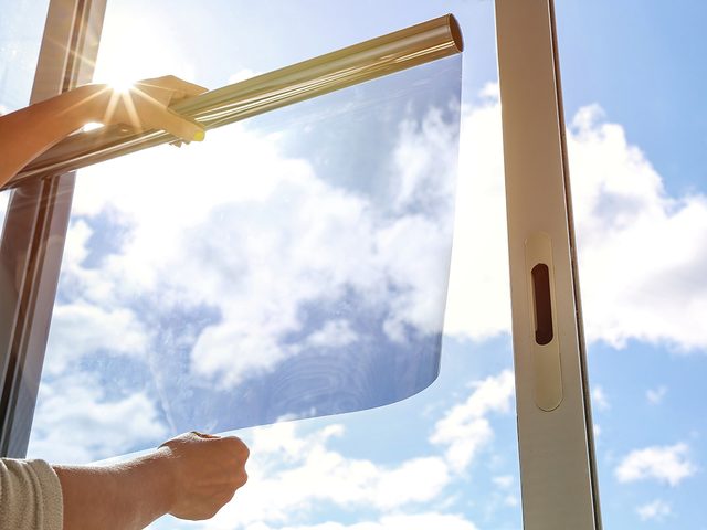 How to cool down a room without AC - insulated window film