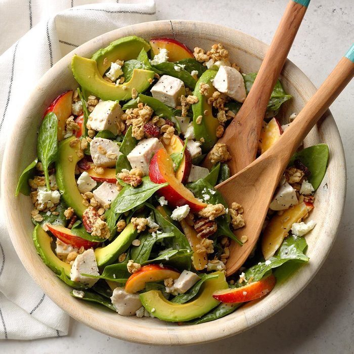 Easy Summer Salad - Chicken, Nectarine and Avocado Salad recipe